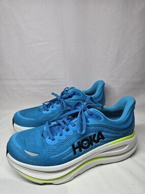 Hoka One One Bondi 9 Skyward Blue Hoka Blue Mens 8.5 2E Wide- No Insoles